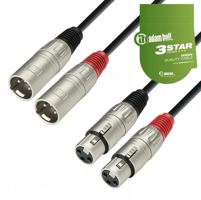 Obrázek produktu pro Adam Hall K3TMF0600 Audio kabel 2x XLR 6m