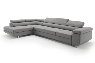 Produktbild von Ecksofa mit Schlaffunktion PASTI XL L-Form, Sofa Couch mit Bettkasten, Couch Eckcouch, Schlafsofa für Wohnzimmer Ottomane Links LETTO 85