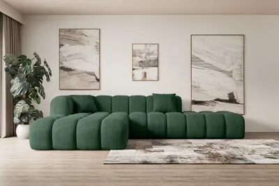 Produktbild von ALTDECOR Ecksofa in L-Form OLEA-L2 - 289x176x71 cm Grün - Corner Sofa Bett Eckcouch Couch Wohnlandschaft Cauchsofa