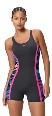 Produktbild von Speedo Hyperboom Legsuit Badeanzug Damen, Farbe:Schwarz, Größe:48