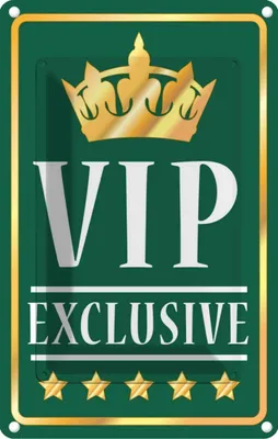 Produktbild von vianmo Blechschild 18x12 cm VIP exclusive grünes Spruch Zitat