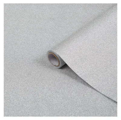 Produktbild von d-c-fix Möbel-Klebefolie Metallic Glitzer Silber 45 cm x 1,5 m