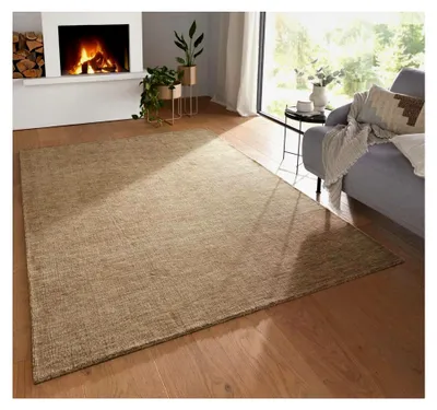 Produktbild von Teppich Vanessa Wool Gabbeh Loom Wollteppich strapazierfähiger Schurwollteppich für Wohnzimmer, Schlafzimmer und Esszimmer beige 240x340 cm