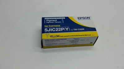 Produktbild von Epson SJIC22P(Y): Ink cartridge for ColorWorks C3500 (yellow), Gelb, Tinte auf Pigmentbasis, 32,5 ml, 1 Stück(e)