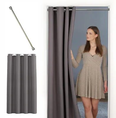 Obrázek produktu pro Závěs na dveře s teleskopickou tyčí, rozměry 195x150 cm
