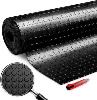 Productafbeelding van Rubbervloer 164 x 2 m - Antislip en watervast