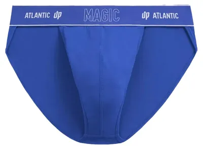 Produktbild von Tanga Slip Atlantic Magic Pocket blau aus 95% Baumwolle M