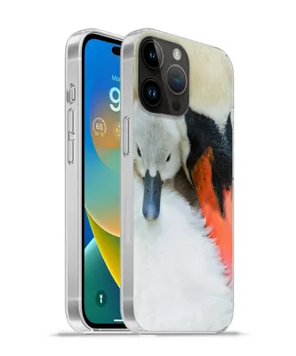 Produktbild von MuchoWow® Handyhülle Schutzhülle Hülle für Apple iPhone 14 Pro Max Schwan - Küken - Makro Silikon Softcase Handy Hülle - Hardcover