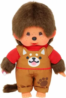 Obrázek produktu pro Chlapec s dungaresem Shiba | 20 cm | Panenka Monchhichi | Móda
