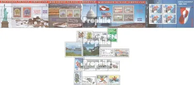 Produktbild von Briefmarken Dänemark - Grönland 1995 Mi 256-280 (kompl.Ausg.) Jahrgang 1995 komplett postfrisch Orchideen
