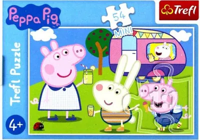 Image de TREFL Puzzle Peppa Pig : Camping 54 Teile
