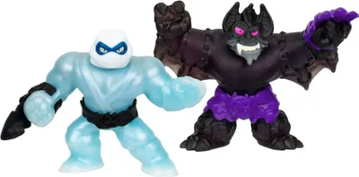 Produktbild von Heroes of Goo Jit Zu Meteor Madness Dehnbare Figuren 2er-Pack Pantaro vs. Sludgewing 12 cm