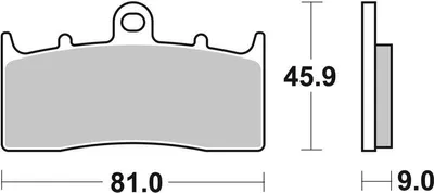 Obrázok produktu pre SBS Brzdové doštičky 778RS