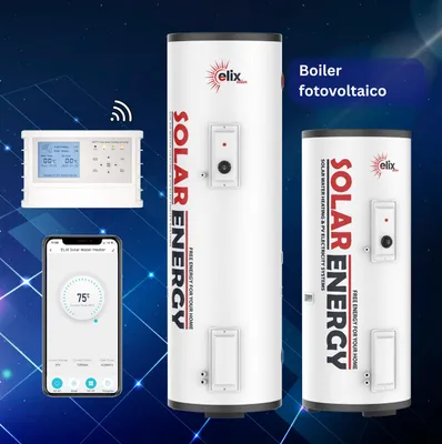 Immagine prodotto di Elix PV 150 L Scaldacqua Solare Fotovoltaico DC– Boiler / Scaldabagno con Serbatoio Acqua Calda (con MPPT, DC 1100W)