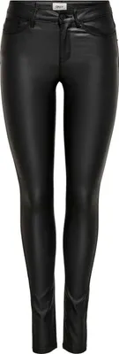 Produktbild von ONLY Beschichtete Skinny Fit Jeans PolyurethanKunstleder Hose Mid Rise Pants ONLANNE Größe: M / 30L