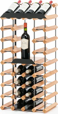 Image de Raxi, Classix 6028R Casier à vin, hêtre, 28 bouteilles