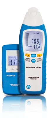Obrázok produktu pre PeakTech P 3435 Vysielač/prijímač lokalizátora vedenia/detektora obvodov