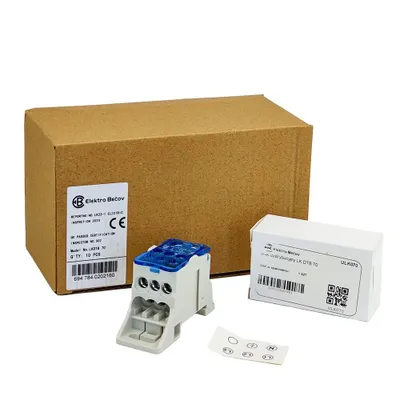Immagine prodotto di LK DTB 70 blocco di distribuzione per guida DIN Morsettiere Elektro Becov