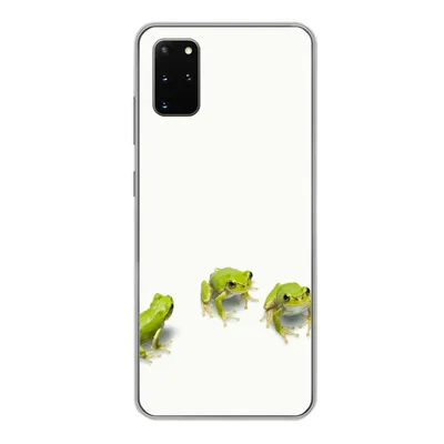Produktbild von MuchoWow® Handyhülle Schutzhülle Hülle für Samsung Galaxy S20 Plus Frosch - Tiere - Grün Silikon Softcase Handy Hülle - Hartschale
