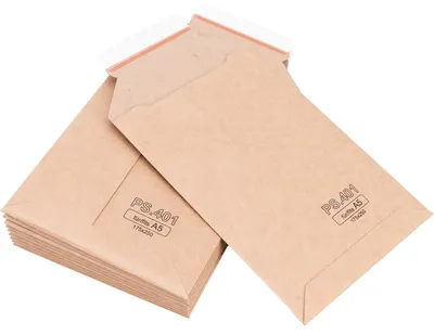 Produktbild von 300 Wellpappversandtaschen 175 x 250 mm für A5 Kartonversandtasche Versandtasche Pappe selbstklebend