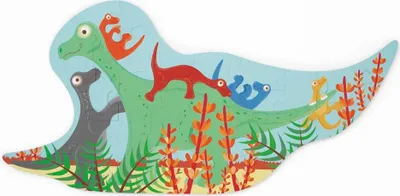 Produktbild von SCRATCH Konturpuzzle – Dino