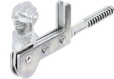 Produktbild von Alberts Fensterladen-Feststeller | Frauenkopf, zum Einschrauben | galvanisch verzinkt, dickschichtpassiviert | 115 mm | 2er Set