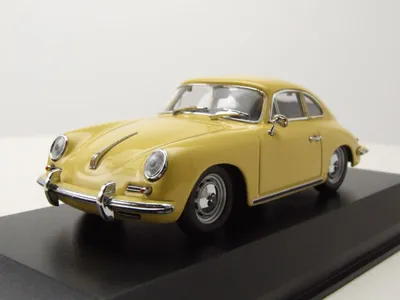 Produktbild von Porsche 356 B Coupe 1961 gelb Modellauto 1:43 Maxichamps