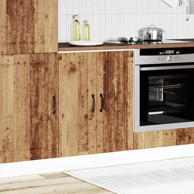 Produktbild von vidaXL Spülenunterschrank Lucca Altholz-Optik Holzwerkstoff