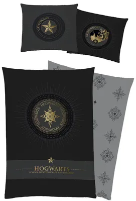 Zdjęcie produktu dla Komplet pościeli Harry Potter, 135 x 200 cm, z poszewką na poduszkę