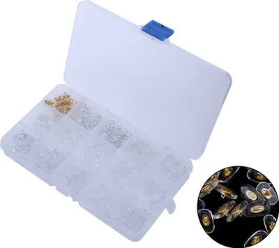 Immagine prodotto di 300 naselli in silicone (15 colori) per occhiali, avvitabili, accessorio morbido, strumento di riparazione