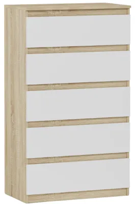 Produktbild von Kommode - Eiche Sonoma Mix - 70 x 40 x 121 cm - Modern R-5