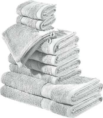 Produktbild von REDBEST Frottier-Set Chicago" 10-teilig silber OneSize"