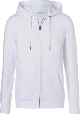 Produktbild von Kübler Shirts Kapuzen-Sweatjacke weiß Gr. 4XL