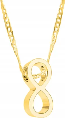 Produktbild von Goldkette mit Unendlichkeitssymbol Infinity Eight SILBER 925