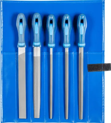 Produktbild von Pferd Feilensatz 5tlg. Länge 250mm Hieb 2 Ergo-Heft - 11800542