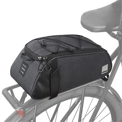 Imagen del producto de Bolsa impermeable para bicicleta, compatible con portaequipajes, de 7 litros
