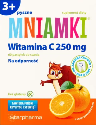 Produktbild von YUMMY Vitamin C 60 Lutschtabletten Orange