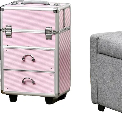 Obrázek produktu pro Make-up kufřík, přenosný design, bezpečný uzamykací systém