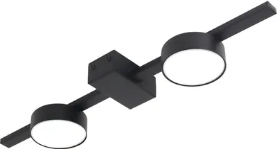 Immagine prodotto di Lampada da soffitto JOY nera 2xGX53x10W in metallo, dimensioni: 3,5x51x9 cm, IP20, Polux