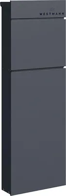 Image de Westmann Acier Boîte aux lettres Pippa Anthracite 40x14x111 cm