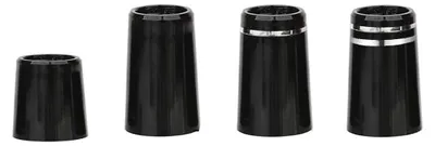 Obrázek produktu pro 10 kusů černých, plochých pouzder na putter pro golfové hole