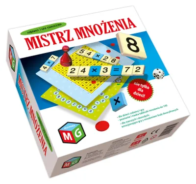 Obrázok produktu pre Gra Edukacyjna Mistrz Mnożenia dla Dzieci i Dorosłych