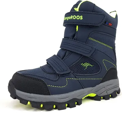 Produktbild von KangaRoos  Kinderschuhe Jungen Stiefel Klett Stiefel Blau Freizeit, Schuhgröße:29 EU