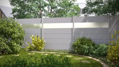 Produktbild von TraumGarten Grau Silber 20 x 30 cm Sichtschutzzaun WPC Zaunfeld Set, Nut Feder Profile, Aluminium Abschlussleisten, Modulares System, Pflegeleicht, Verwitterungsbeständig