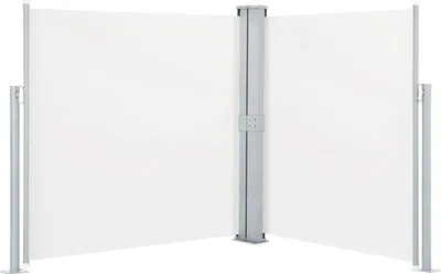 Produktbild von vidaXL Ausziehbare Seitenmarkise Creme 140 x 600 cm