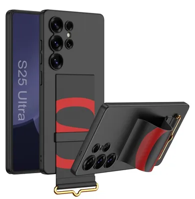 Obrázek produktu pro Ultratenké pouzdro GKK s poutkem na zápěstí pro Samsung Galaxy S25 Ultra, černé