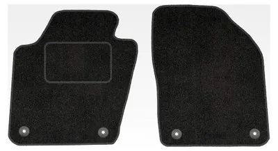 Produktbild von Vorne Velour Fußmatten Set für Skoda Fabia III (ab 14) - 2-teilig - Passgenau