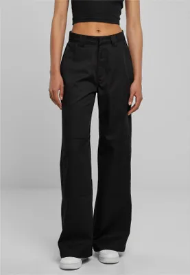 Produktbild von Urban Classics TB6102 | Ladies Straight Leg Workwear Pants Damenhose - Farbe: Black - Größe: 26