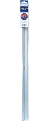 Produktbild von Kleiderstangenhalter mit Clips 83cm, eloxiert, silber - Mistral