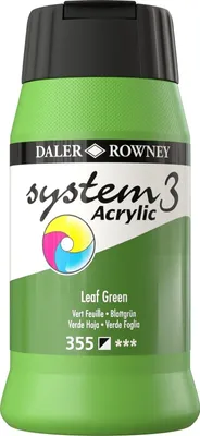 Immagine prodotto di Daler Rowney System3 Vernice Acrilica Verde Foglia 500 ml 1 pz